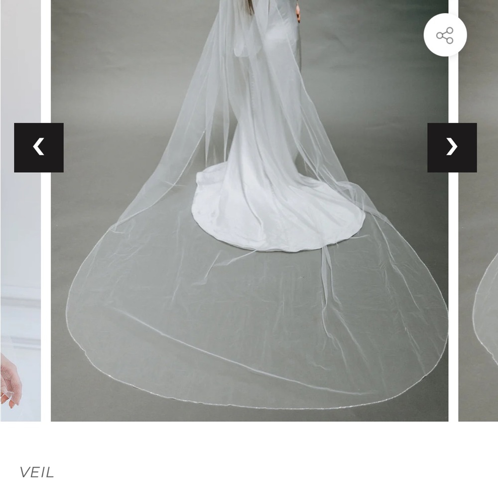 Elegant White Bridal Veil